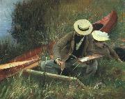 John Singer Sargent Paul Helleu Sketching With his Wife Germany oil painting artist